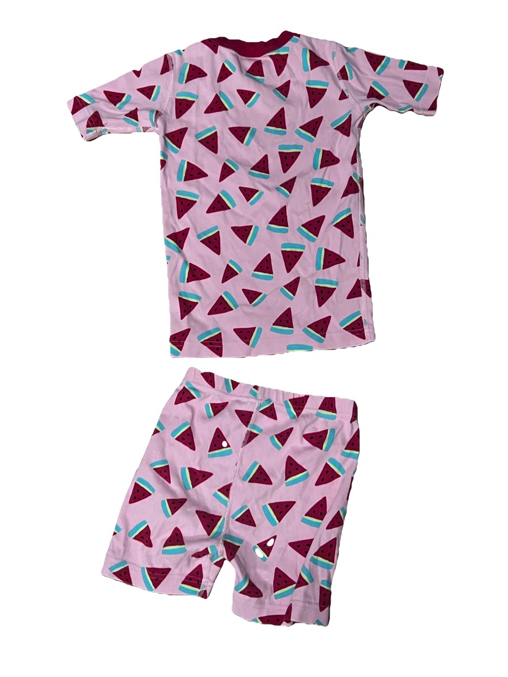 Hanna Jams Pink Watermelon Short-Sleeve Pajama Set size 130